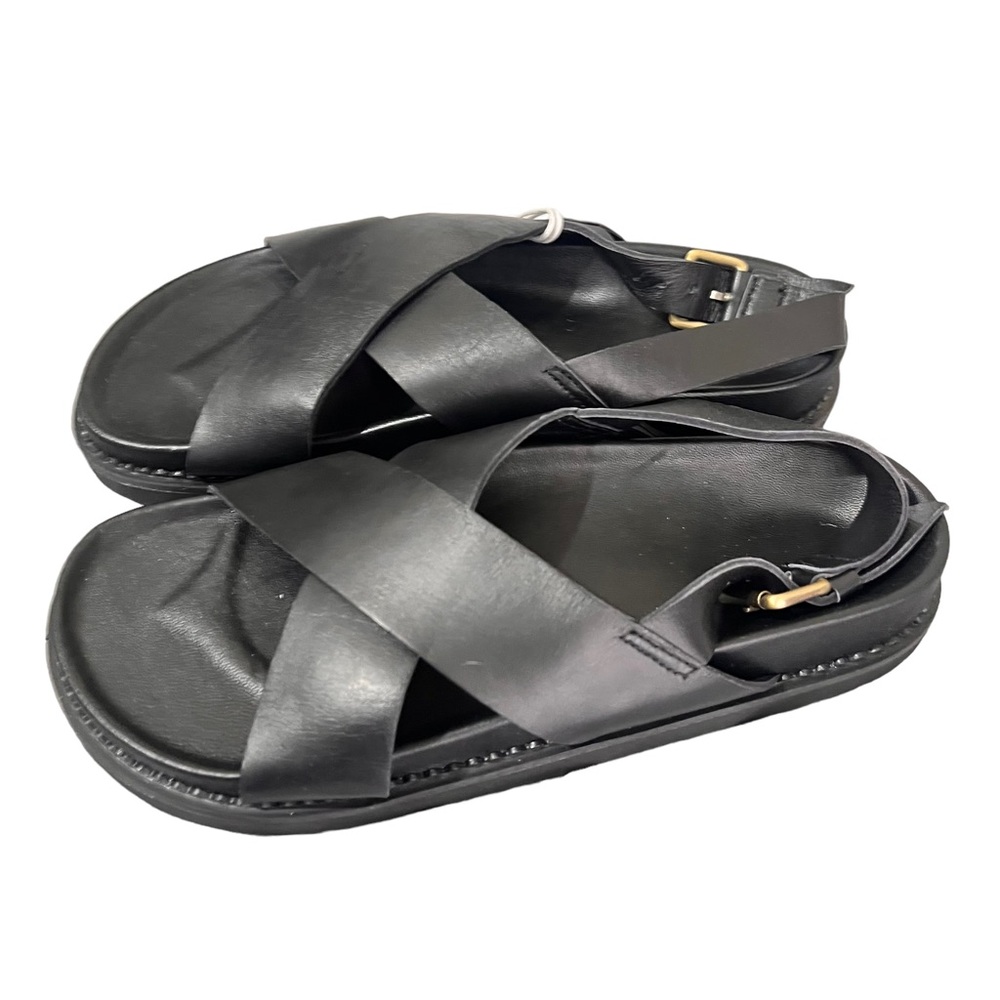 NEW Liberte Leather Capri Black Sandals - Picture 6 of 14